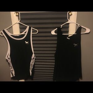 Set of 2 Victoria secret pink tank tops..